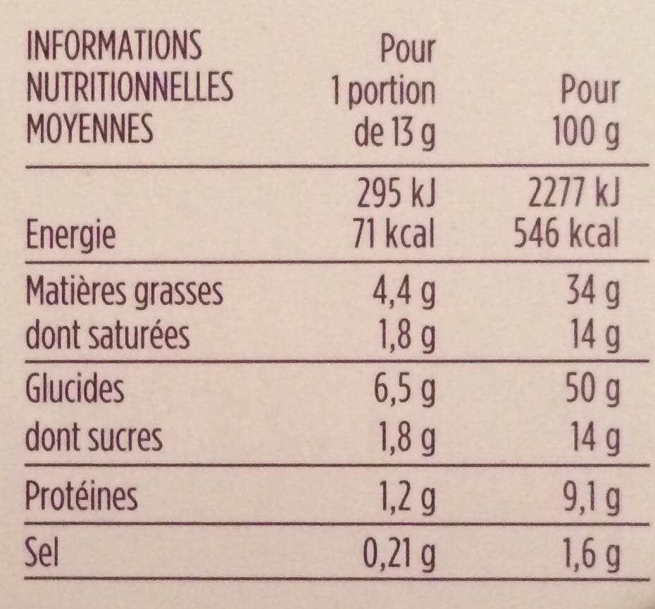 Monoprix Gourmet - Crêpes dentelle fourrées au roquefort packshot