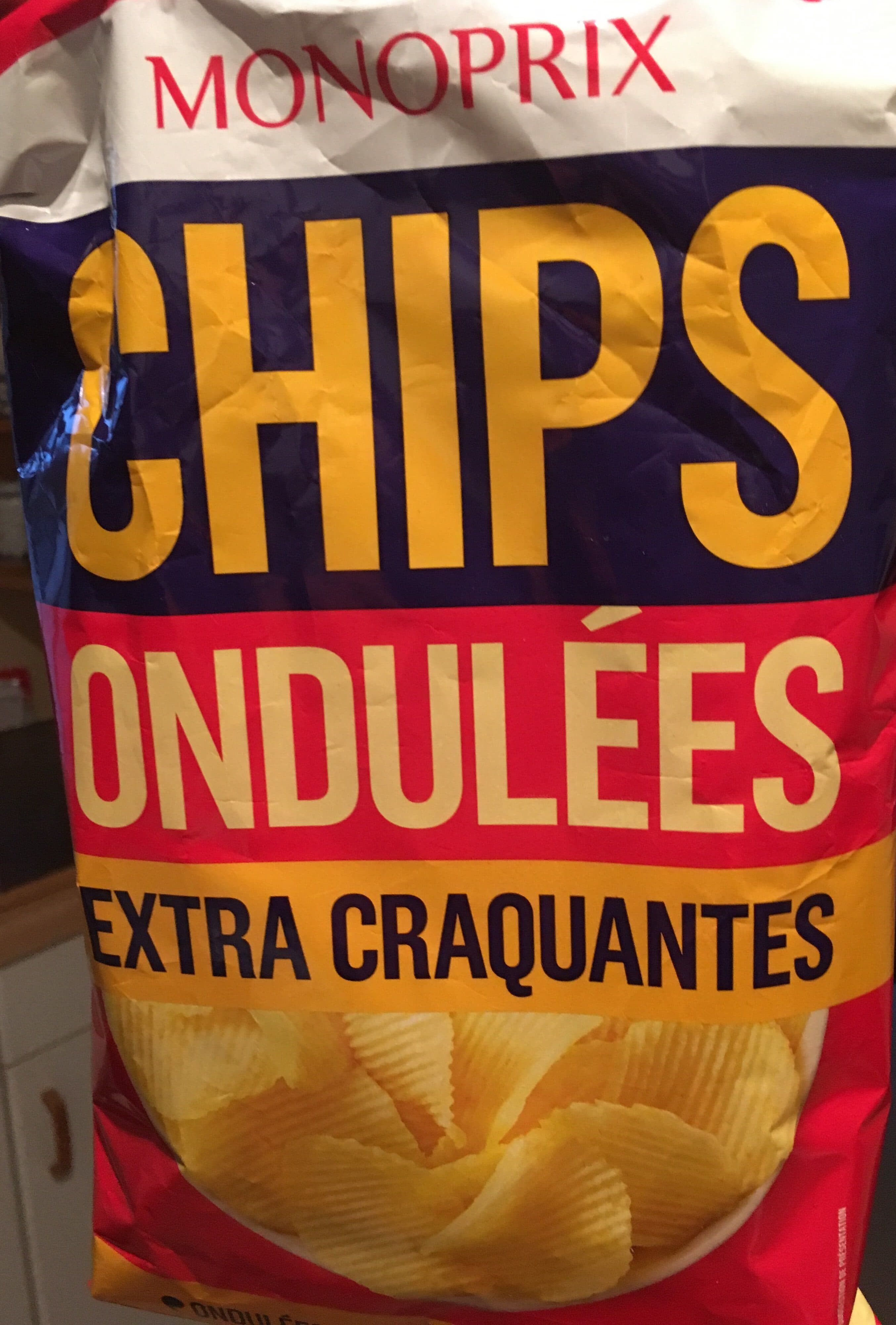 Monoprix Chips ondulées extra craquantes packshot