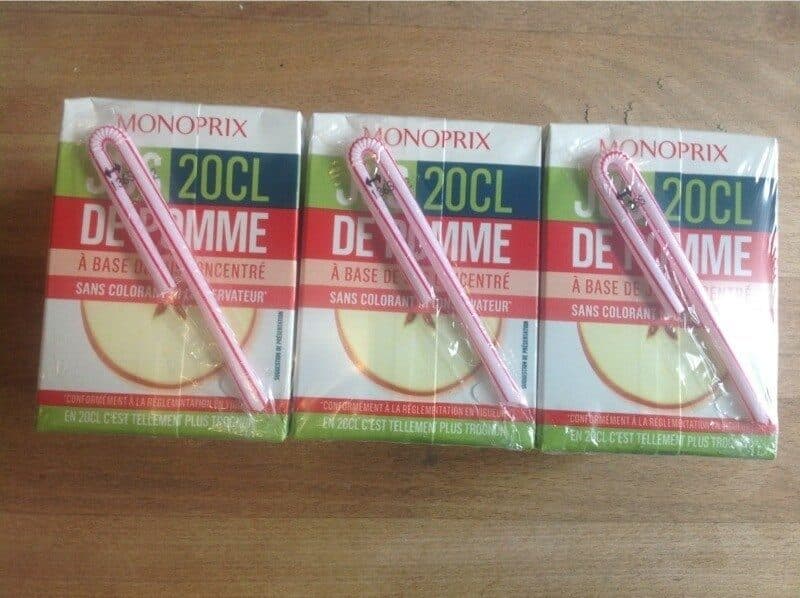 Monoprix Jus de pommes 20cl packshot