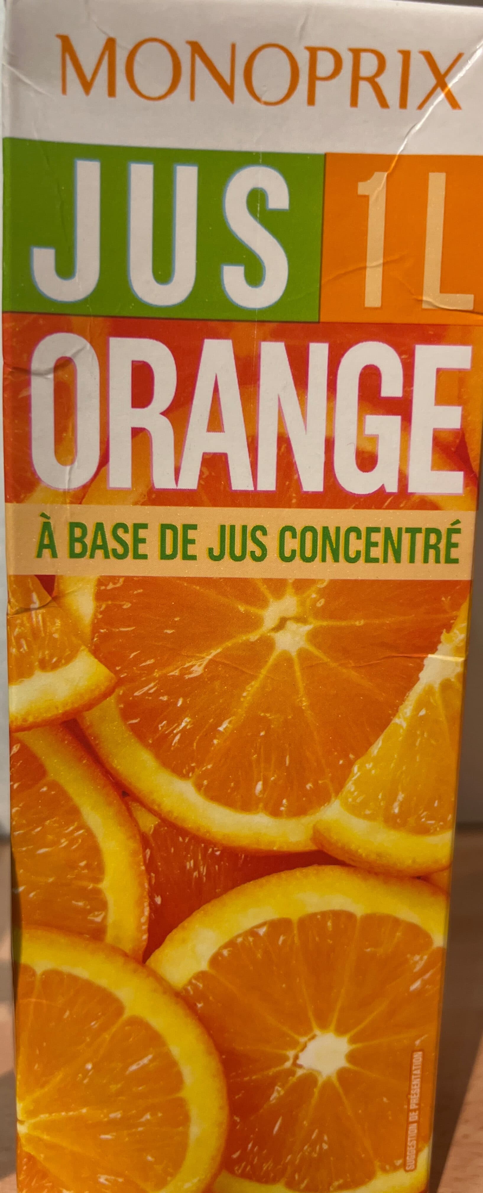 Monoprix Jus d'orange Monoprix packshot