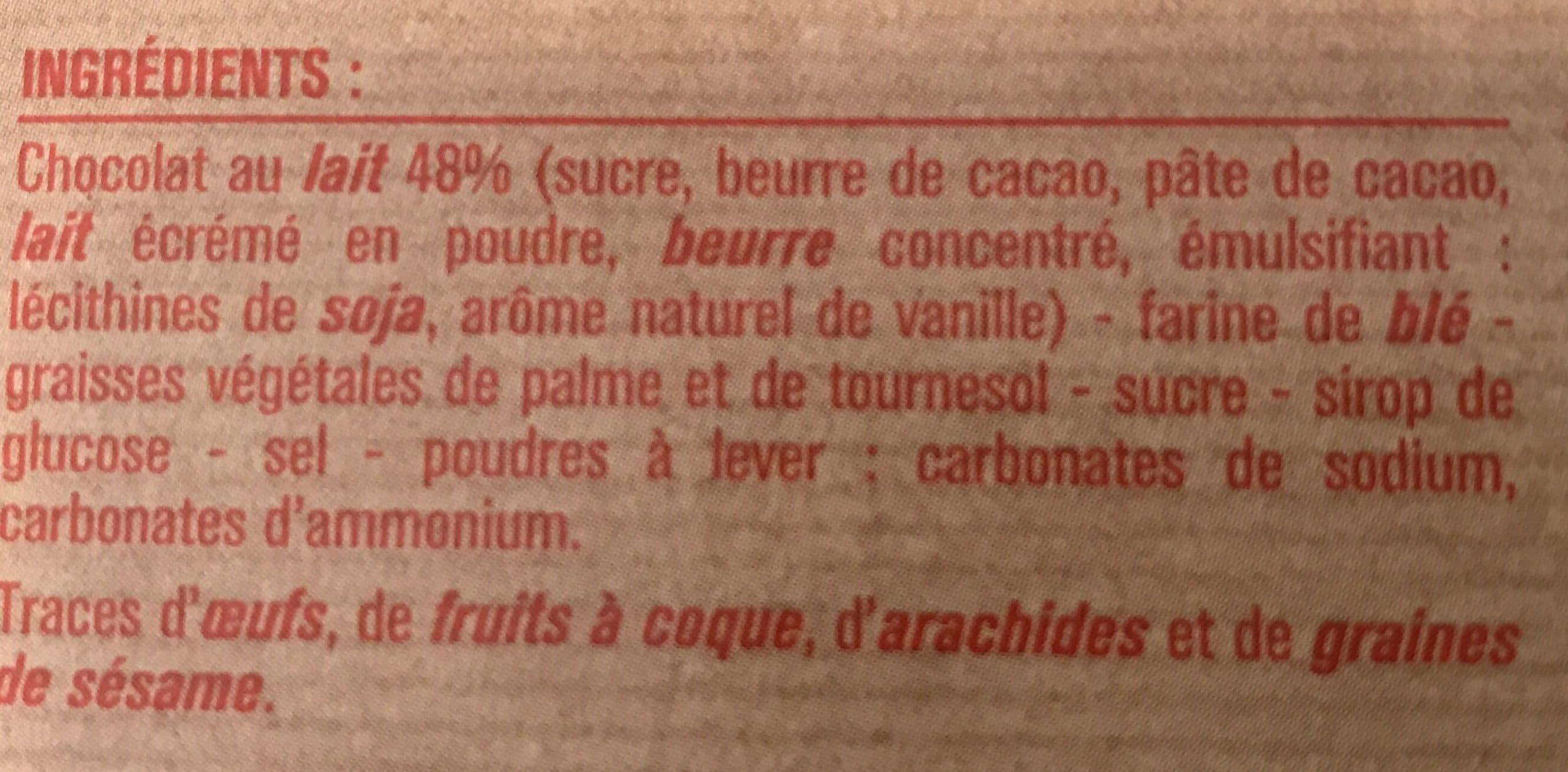 Monoprix P'tit Prix Bâtonnets enrobés de chocolat au lait packshot