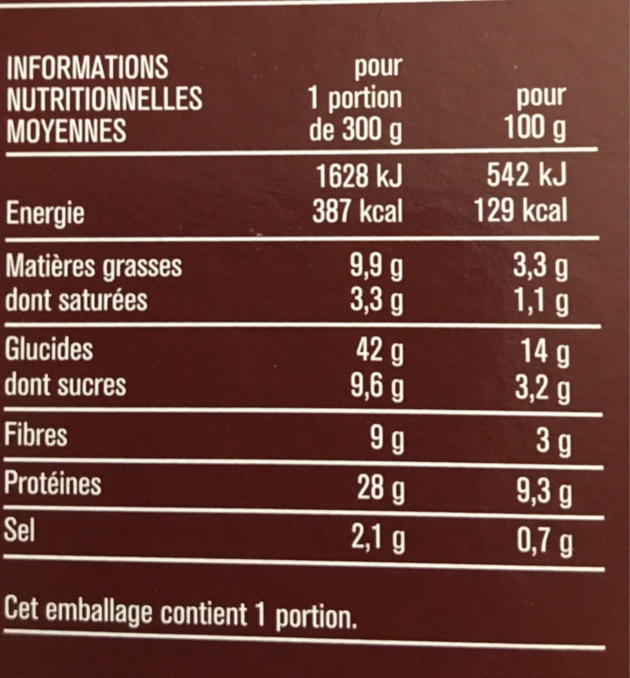 Monoprix Lapin aux 2 moutardes et riz blanc packshot