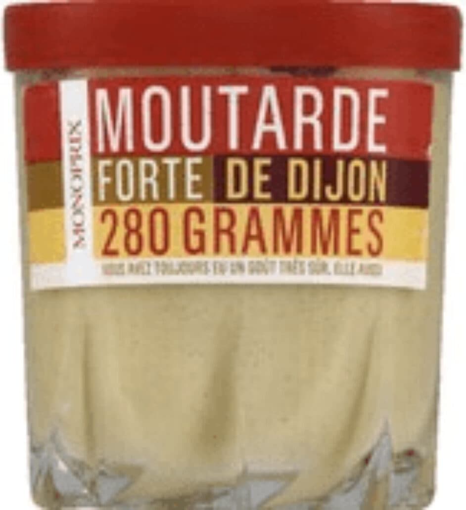 Monoprix Moutarde forte de Dijon packshot