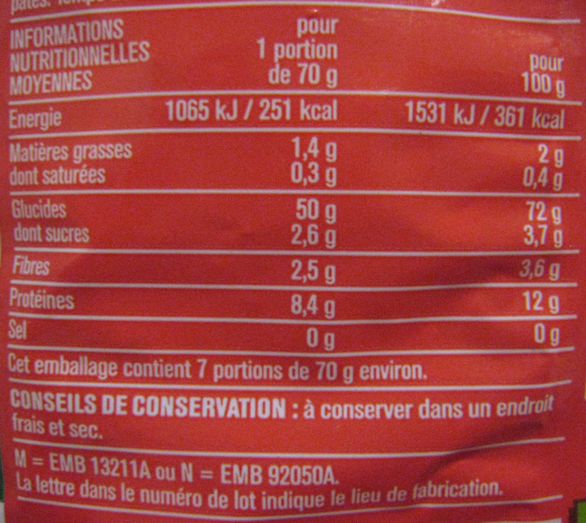 Monoprix Farfalle packshot