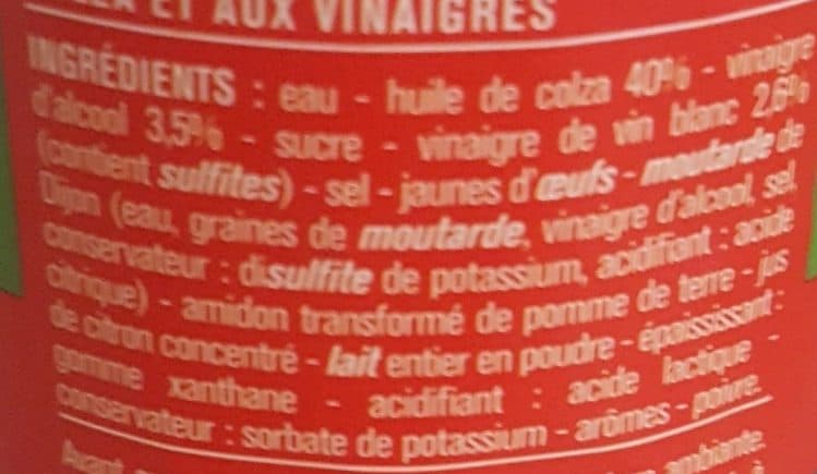 Monoprix Sauce crudité nature packshot