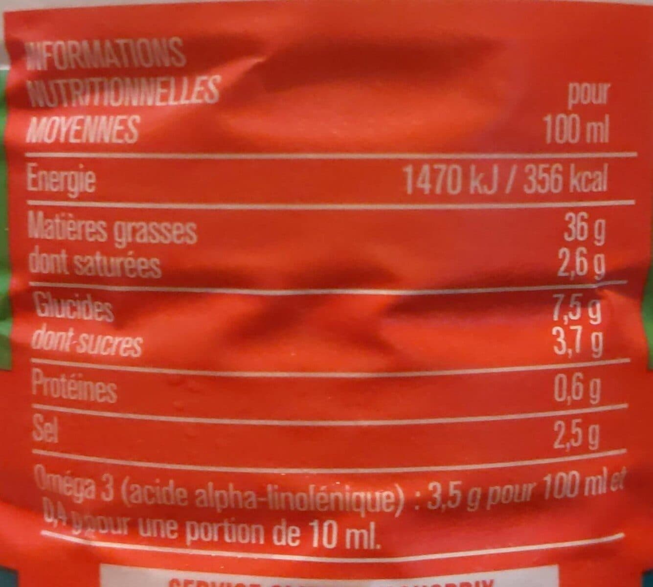 Monoprix Sauce crudité nature packshot