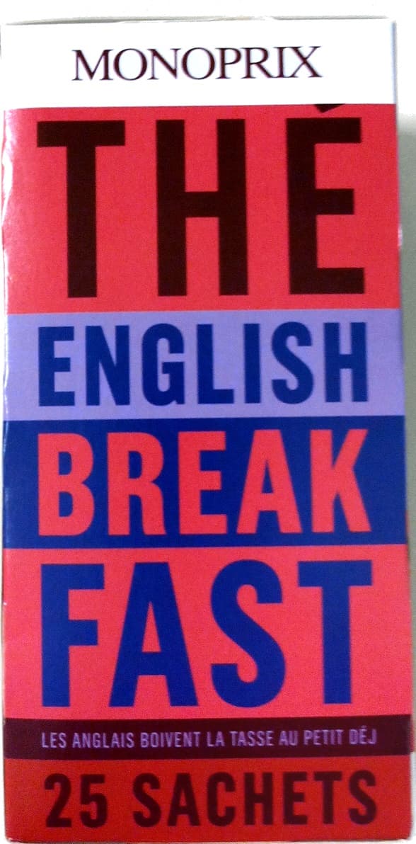 Monoprix Thé English Breakfast packshot