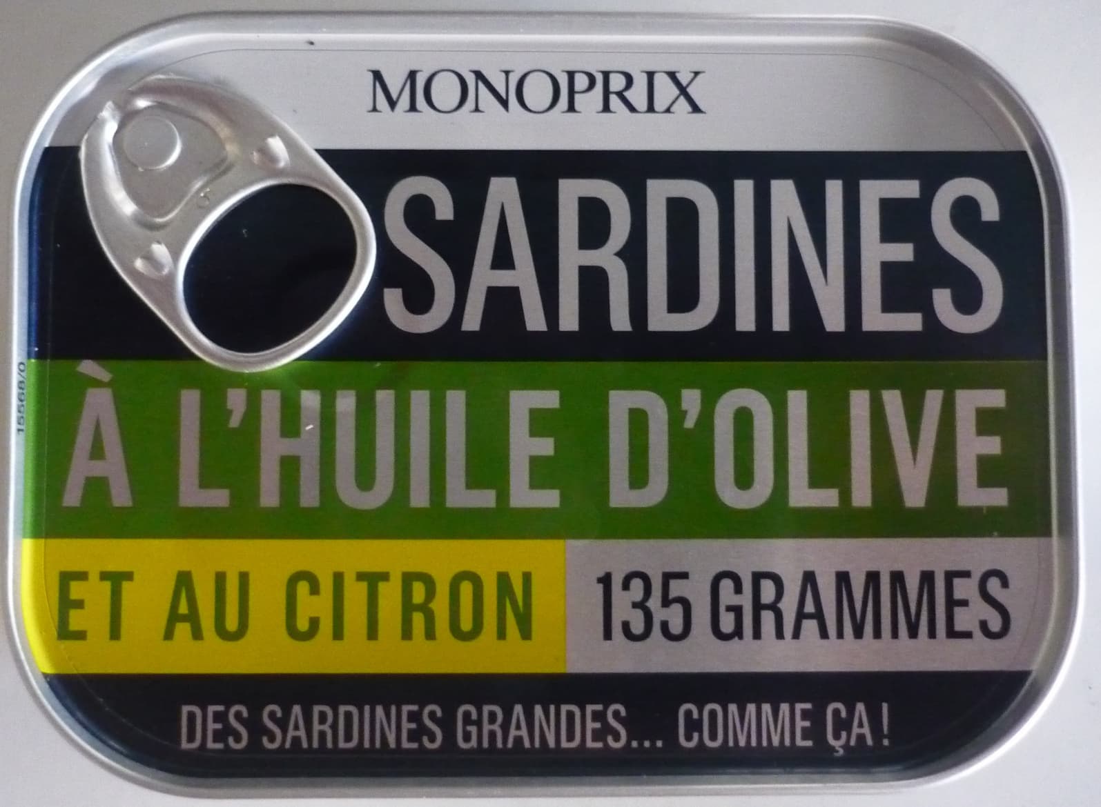 Monoprix Sardines à l'Huile d'Olive et au Citron packshot