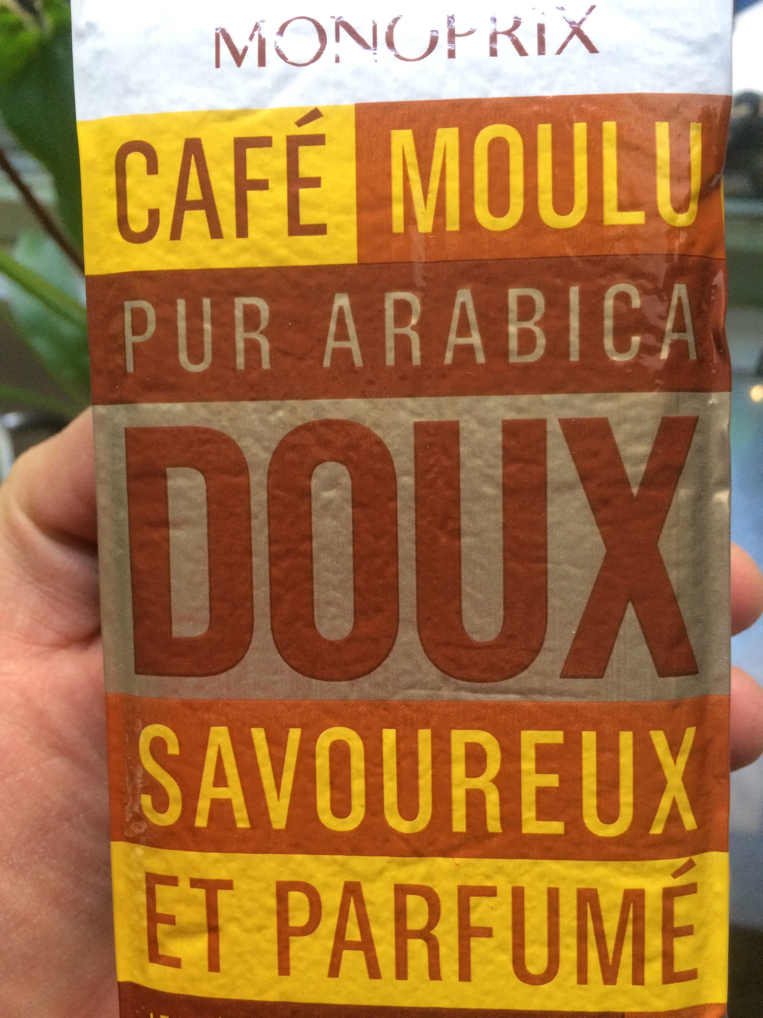 Monoprix Café moulu Pur Arabica Doux packshot