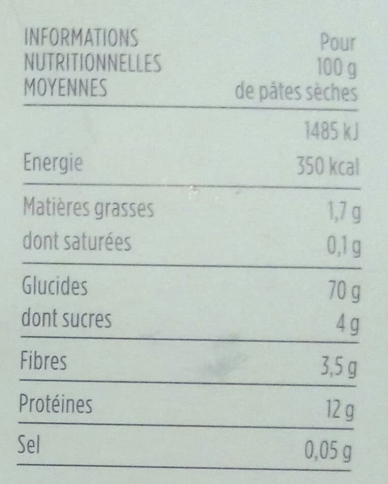 Monoprix Eliche - Pâtes alimentaires de qualité supérieure packshot