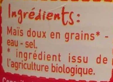 Monoprix Maïs doux en grains packshot