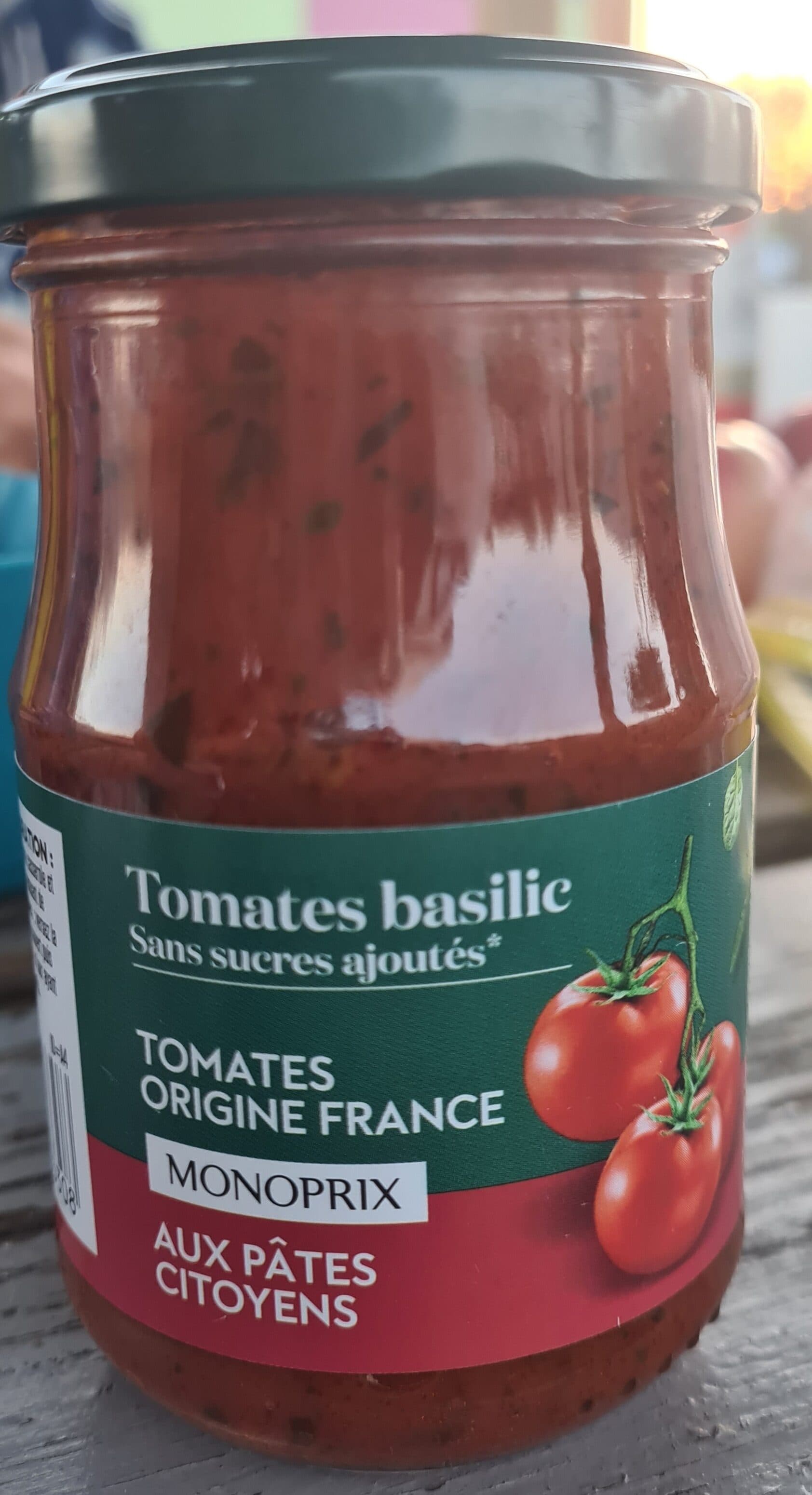 Monoprix Sauce tomate basilic packshot