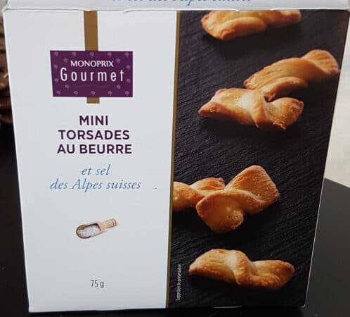 Monoprix Mini torsades - Au beurre & sel de Guérande packshot