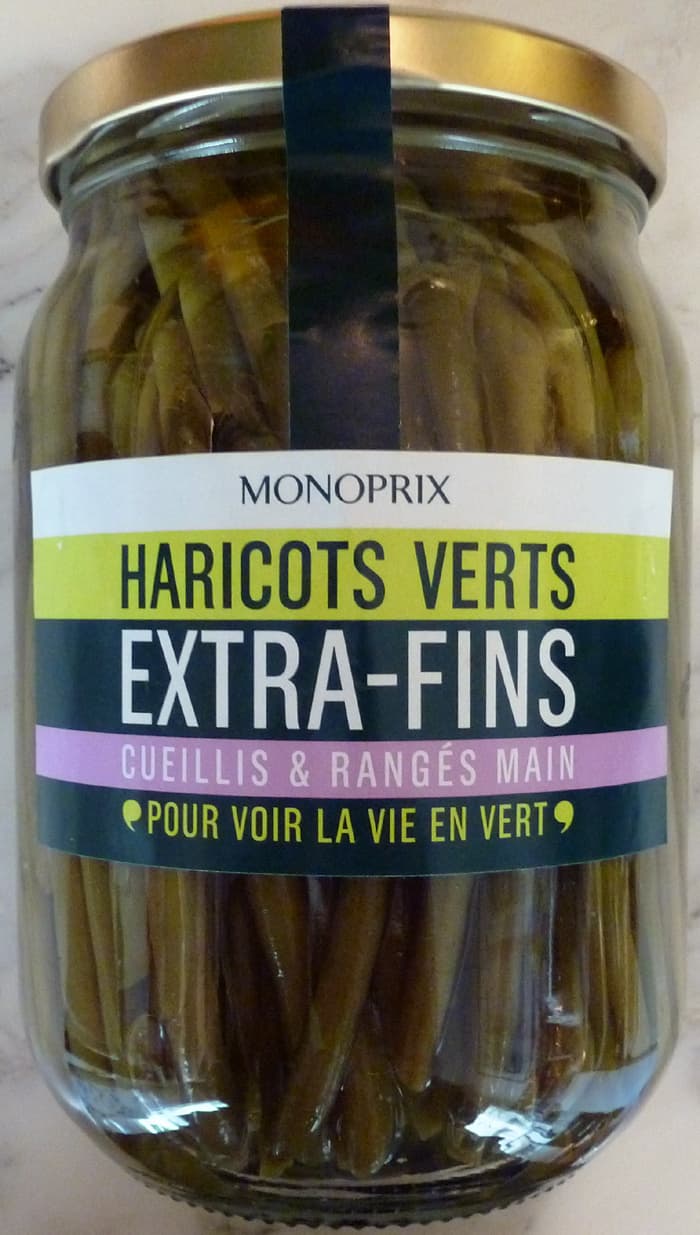 Monoprix Haricots Verts Extra-Fins 660 g packshot