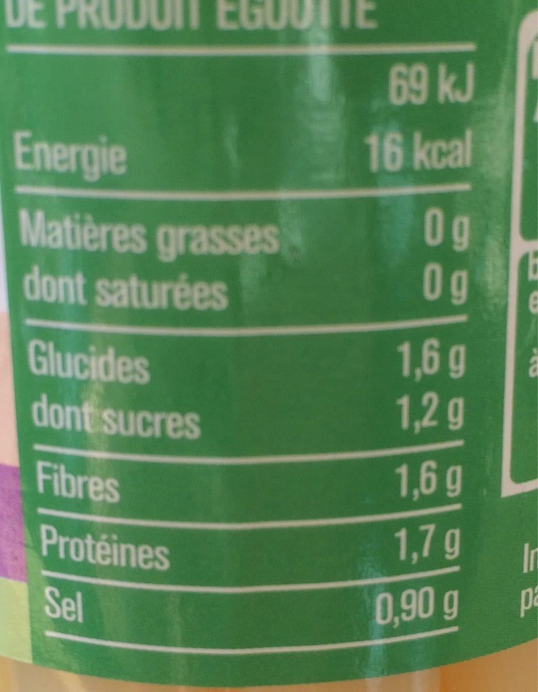 Monoprix Asperges blanches moyennes packshot