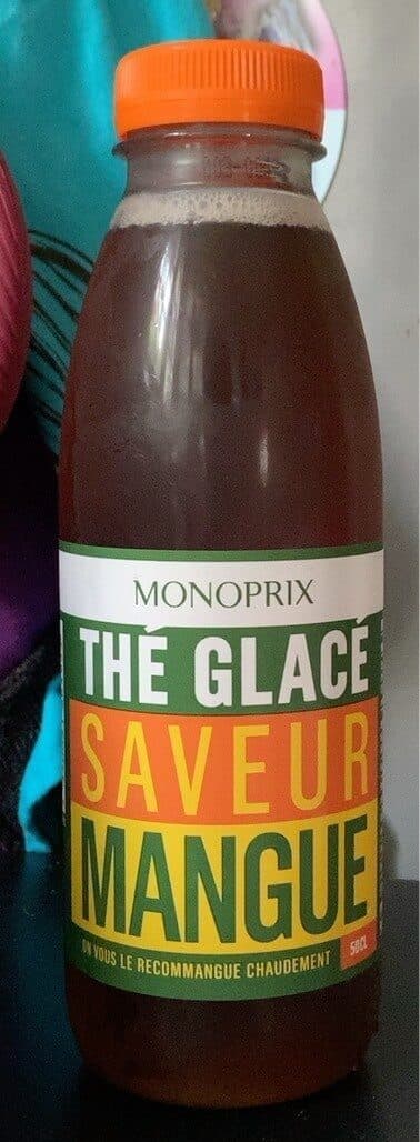 Monoprix Thé glacé saveur mangue packshot