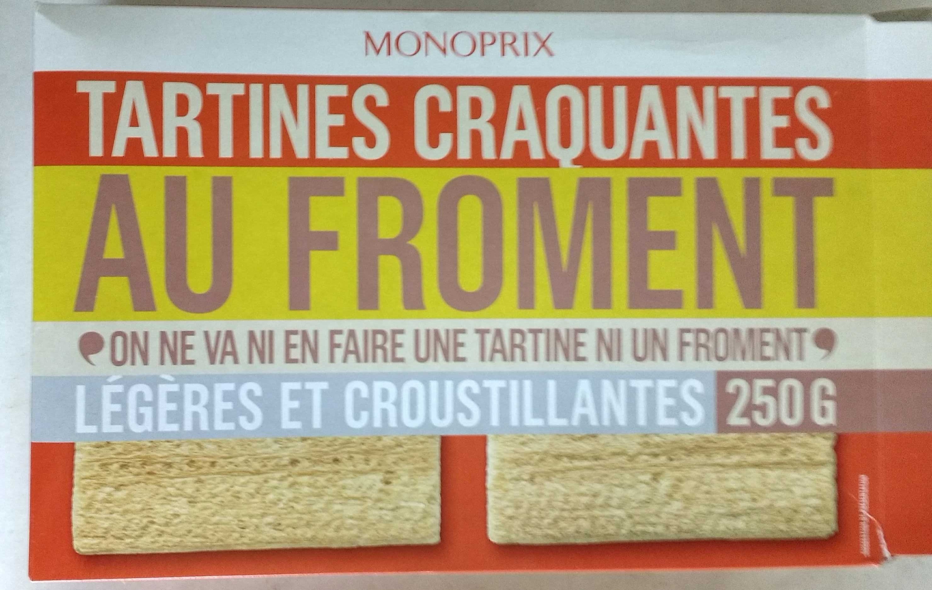 Monoprix Tartines craquantes au froment packshot