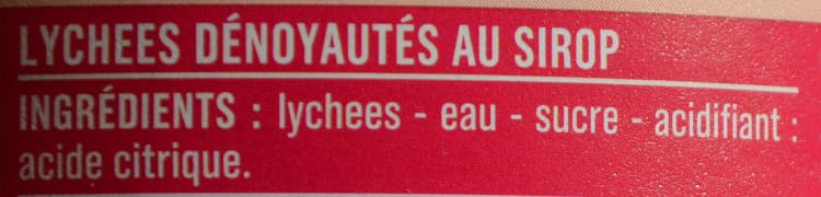 Monoprix Lychees au sirop packshot