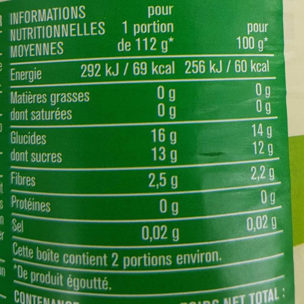 Monoprix Poires Williams au sirop léger packshot