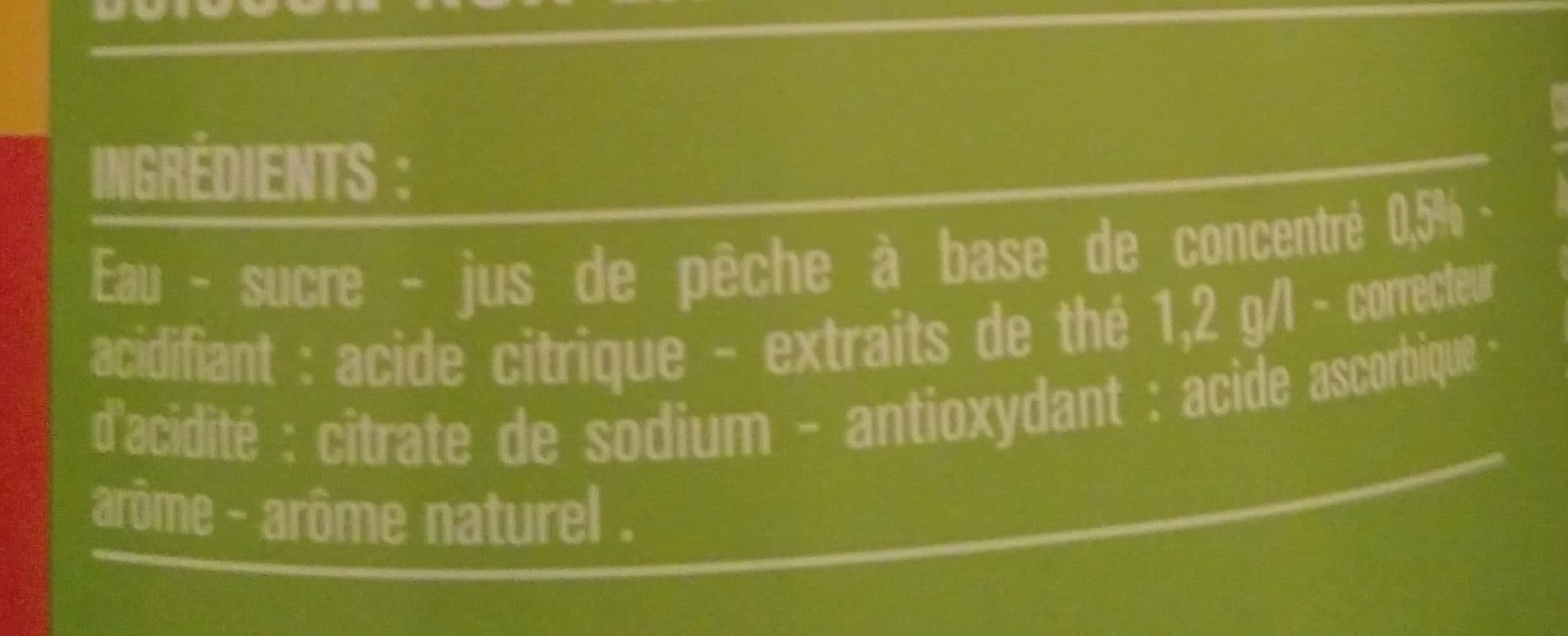Monoprix Thé glaçé saveur pêche packshot