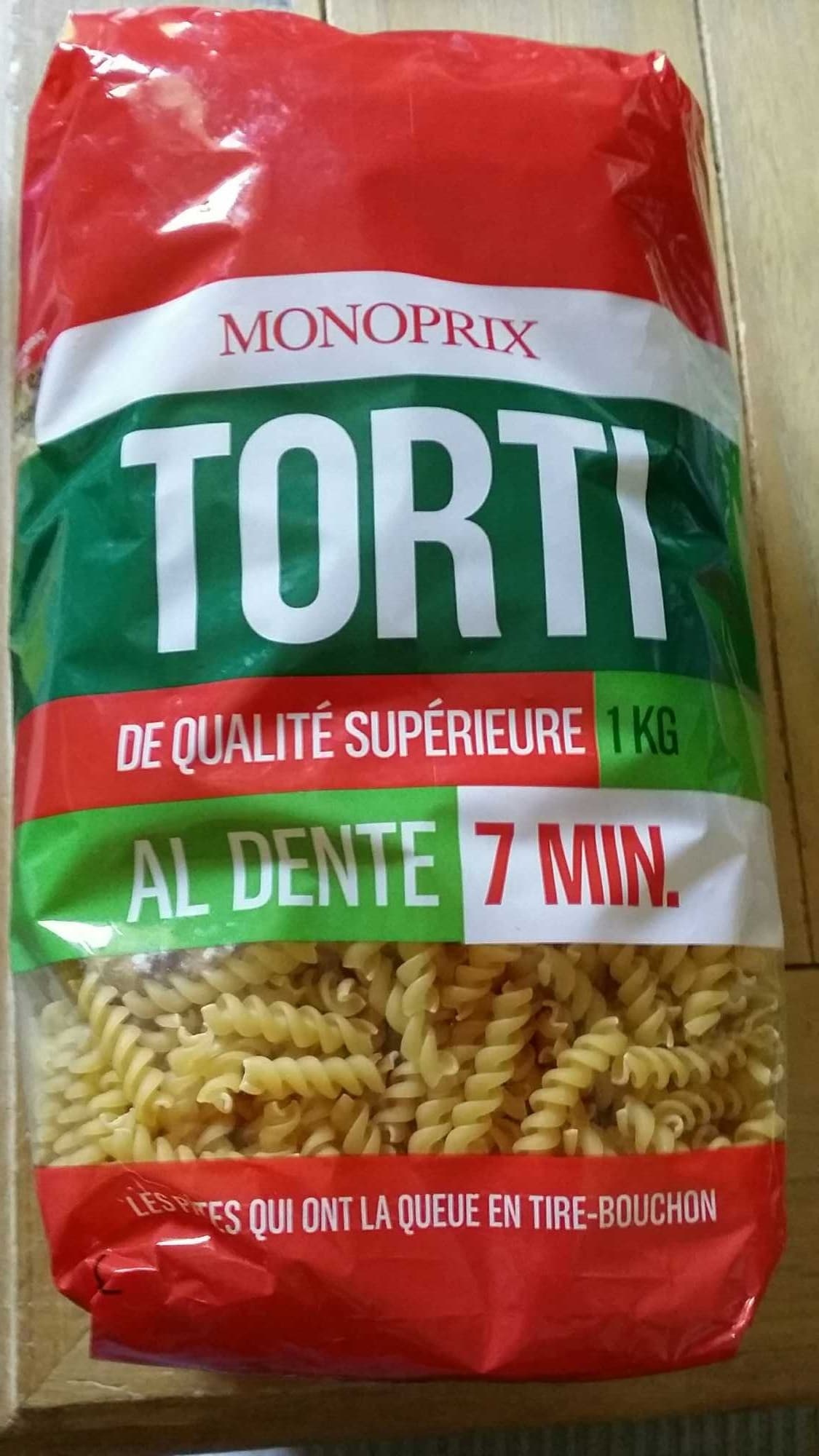 Monoprix Torti (Al dente 7 min.) packshot