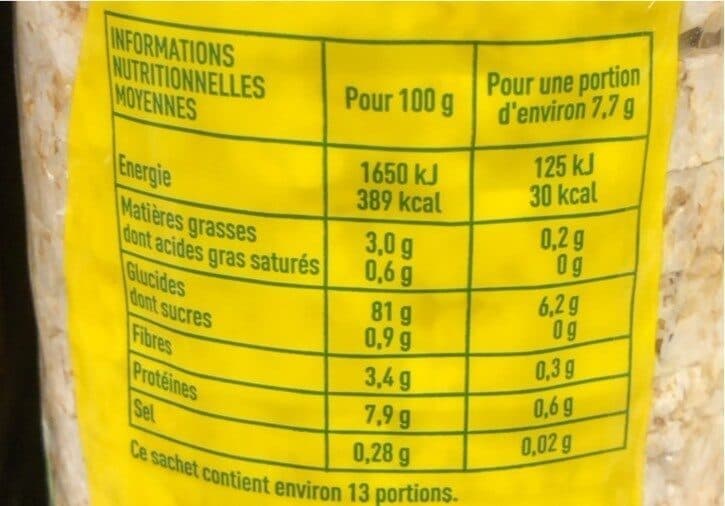 MONOPIX BIO Galettes de riz complet packshot