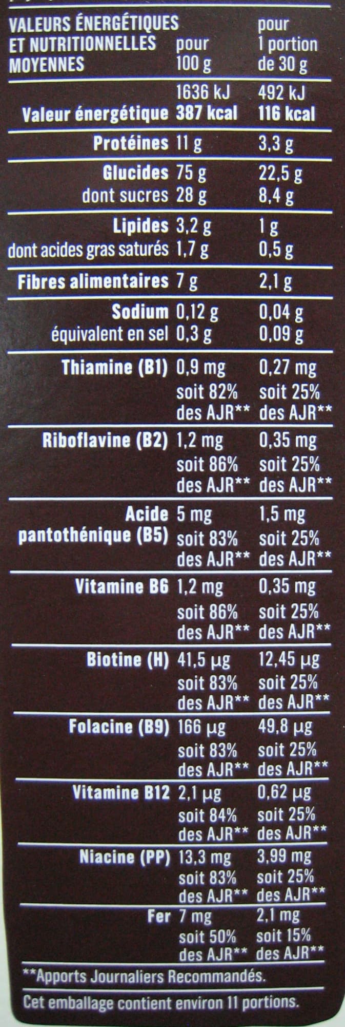 Monoprix Pétales de blé au chocolat packshot