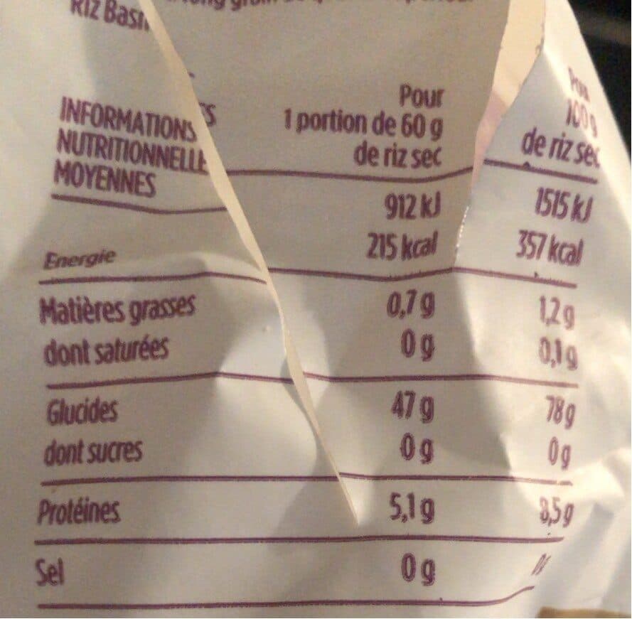 Monoprix Riz long grain Basmati Monoprix Gourmet packshot