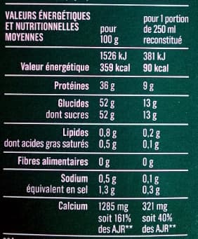 Monoprix Lait écrémé en poudre packshot