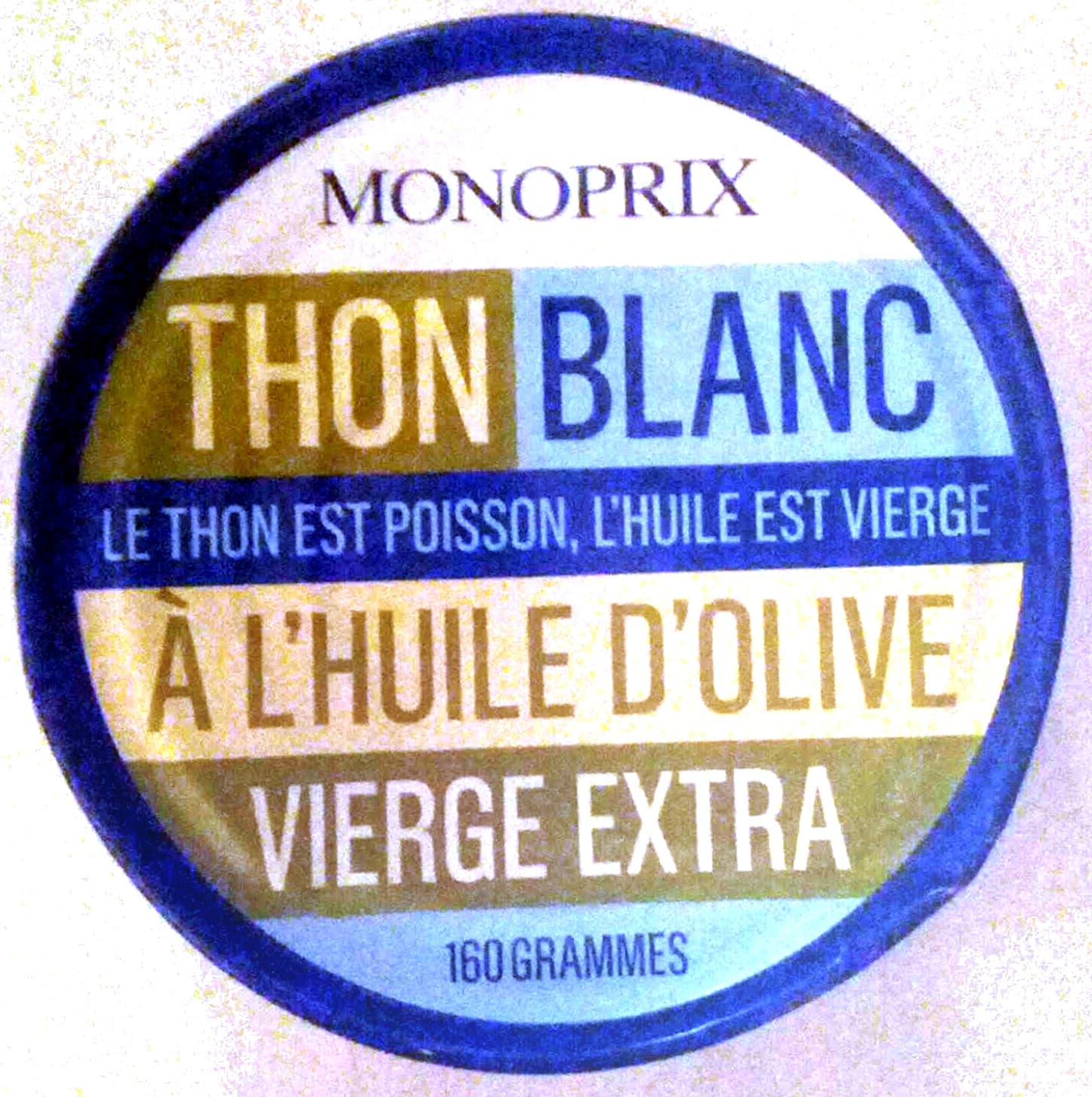 Monoprix Thon blanc entier à l'huile d'olive vierge extra packshot