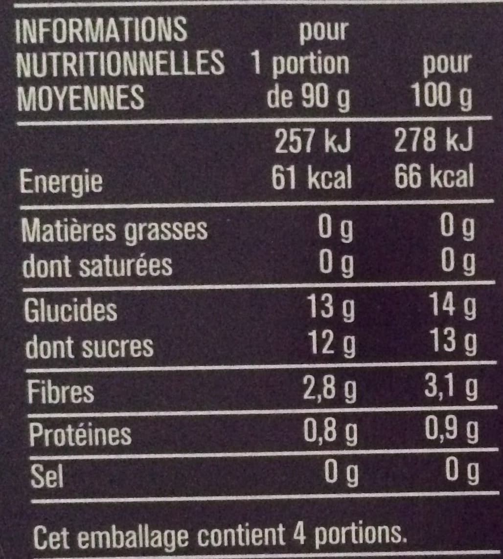 Monoprix Compote Allégée Pommes Pruneaux packshot