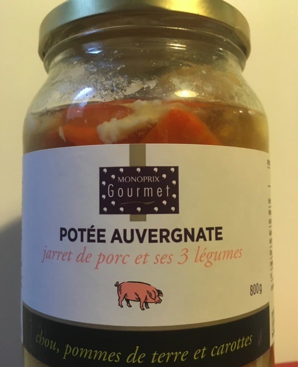 Monoprix Potée auvergnate jarret de porc et ses 3 légumes packshot
