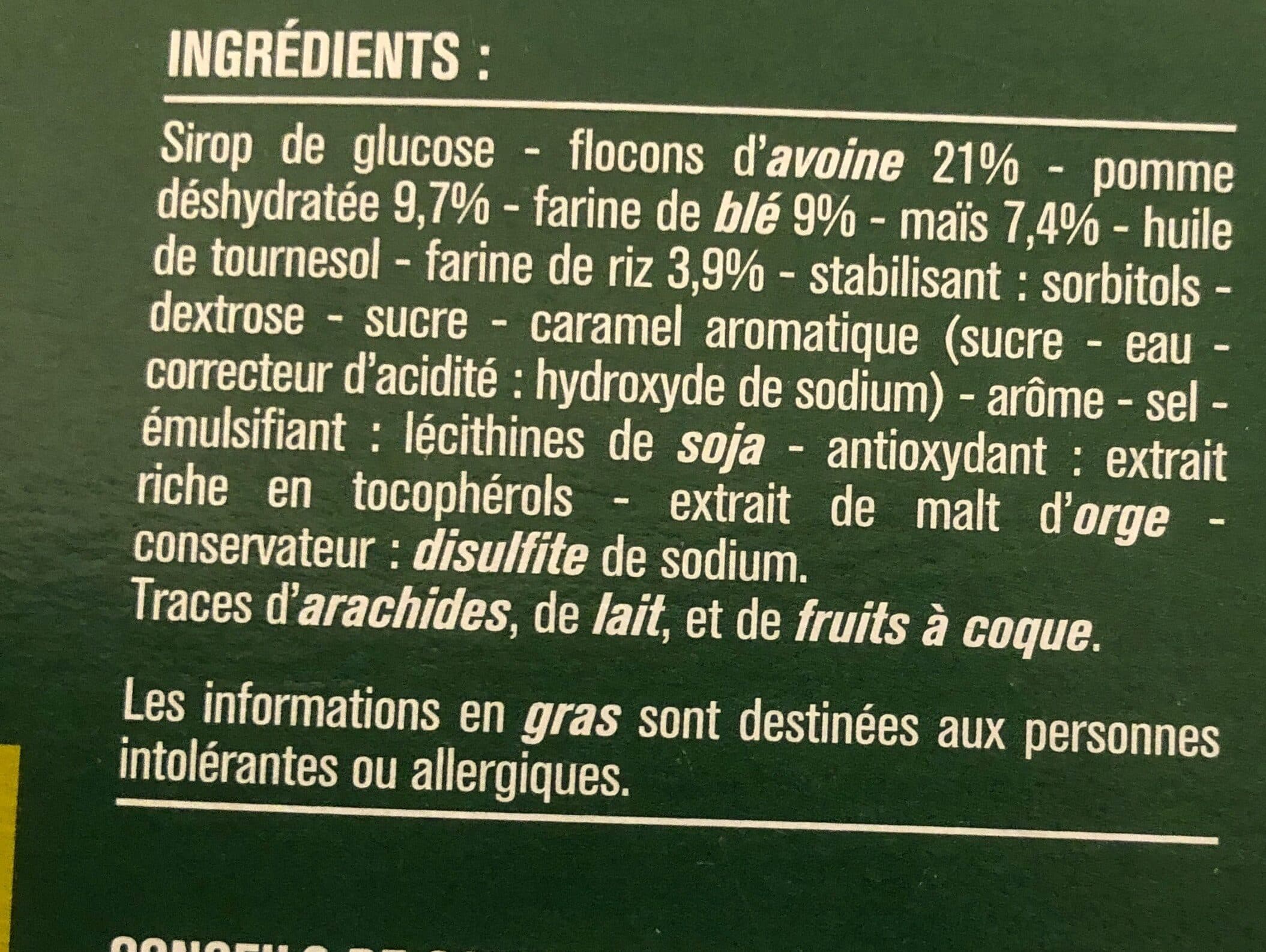Monoprix 6 Barres Céréales Pomme Vert packshot