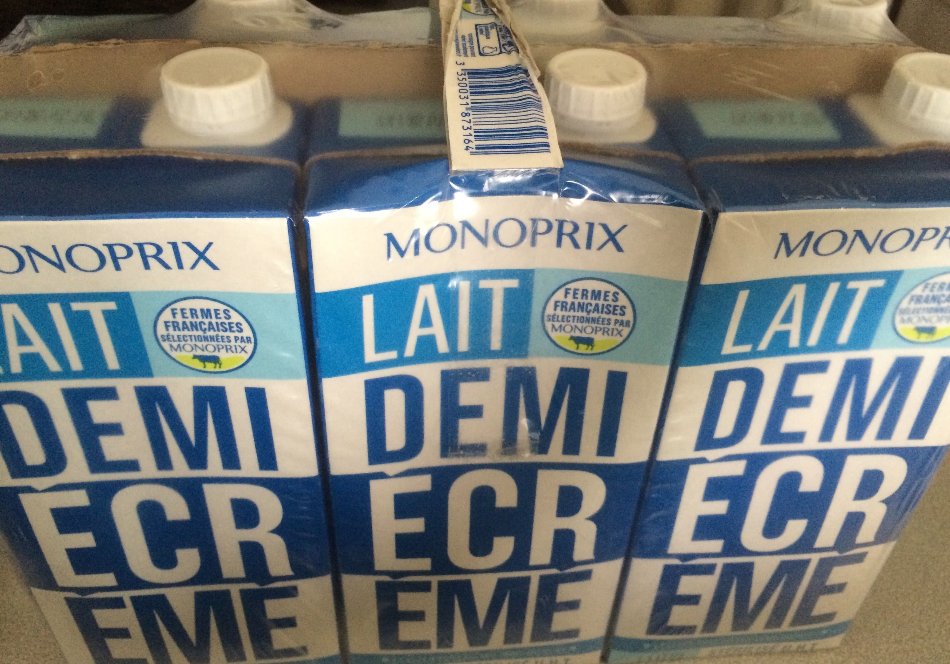 Groupe Casino Lait Demi-Écrémé packshot