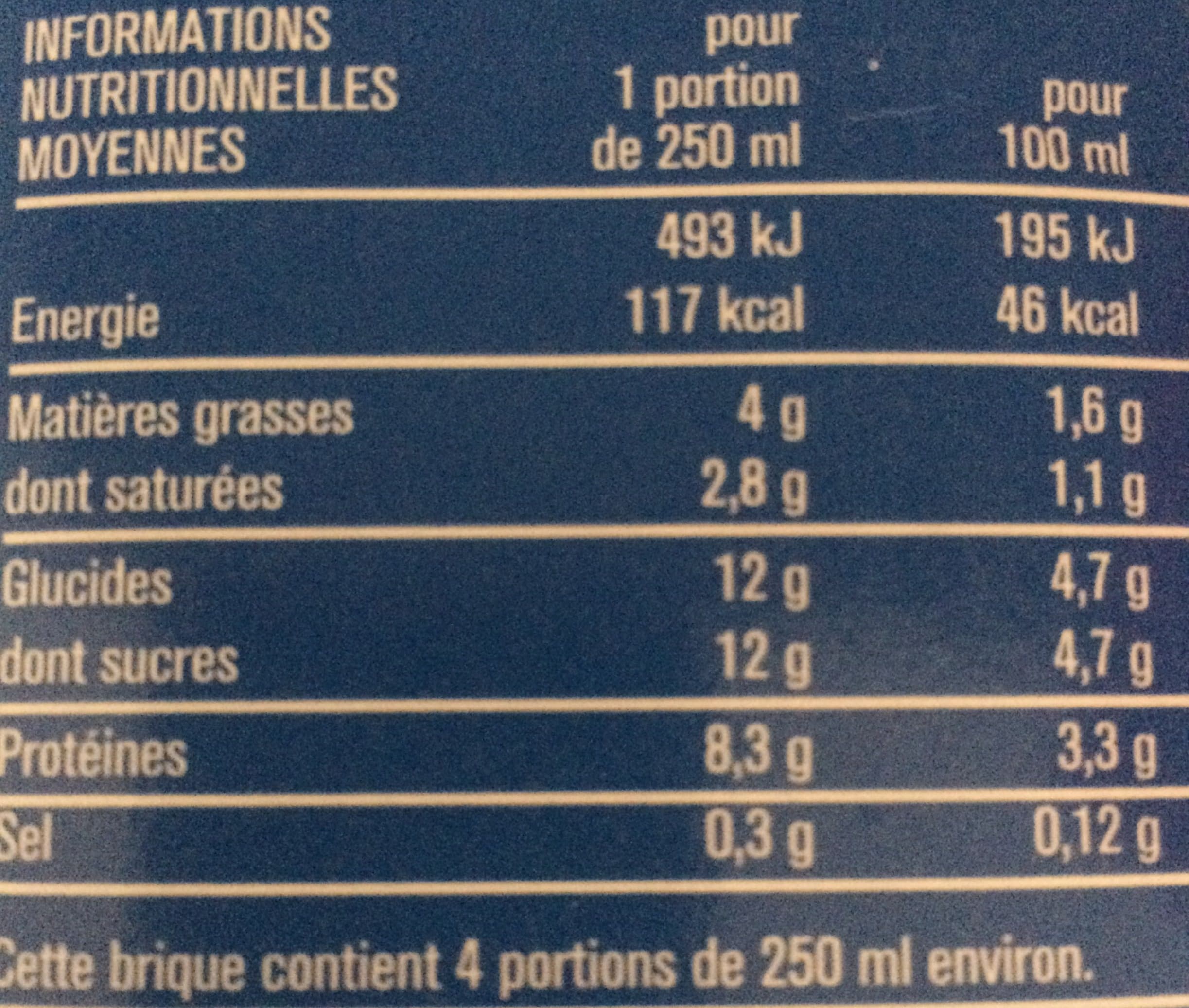 Groupe Casino Lait Demi-Écrémé packshot