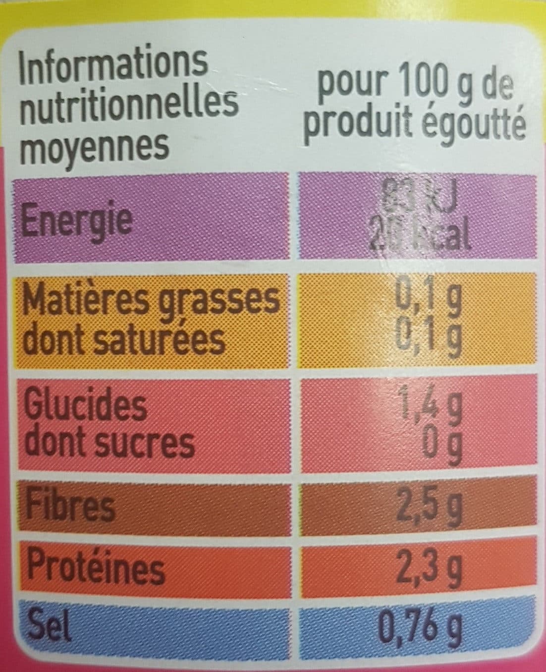 Monoprix Coeurs de palmier sauvages packshot
