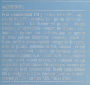 Monoprix Merlu Blanc Sauce Citron et Boulgour aux Petits Légumes packshot