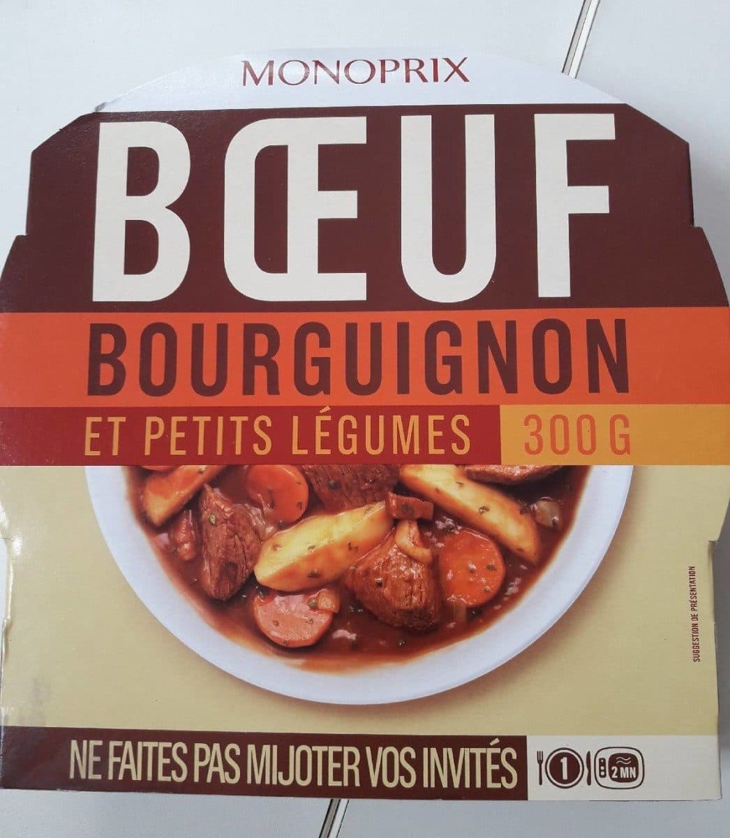 Monoprix Bœuf Bourguignon, Pommes de Terre et Petits Légumes packshot