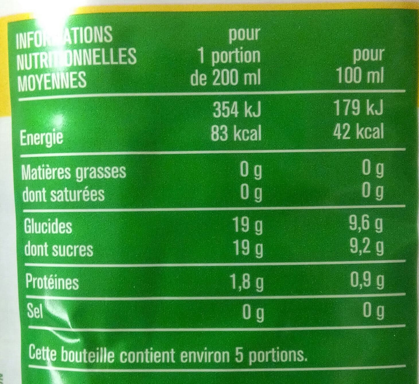 Monoprix 100 % Pur Jus Clémentine packshot