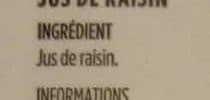 Monoprix Raisin rouge pur jus packshot