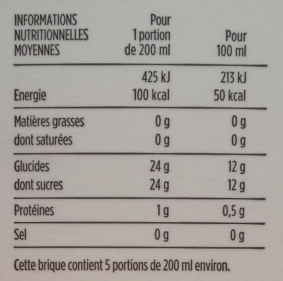 Monoprix Jus d'ananas packshot