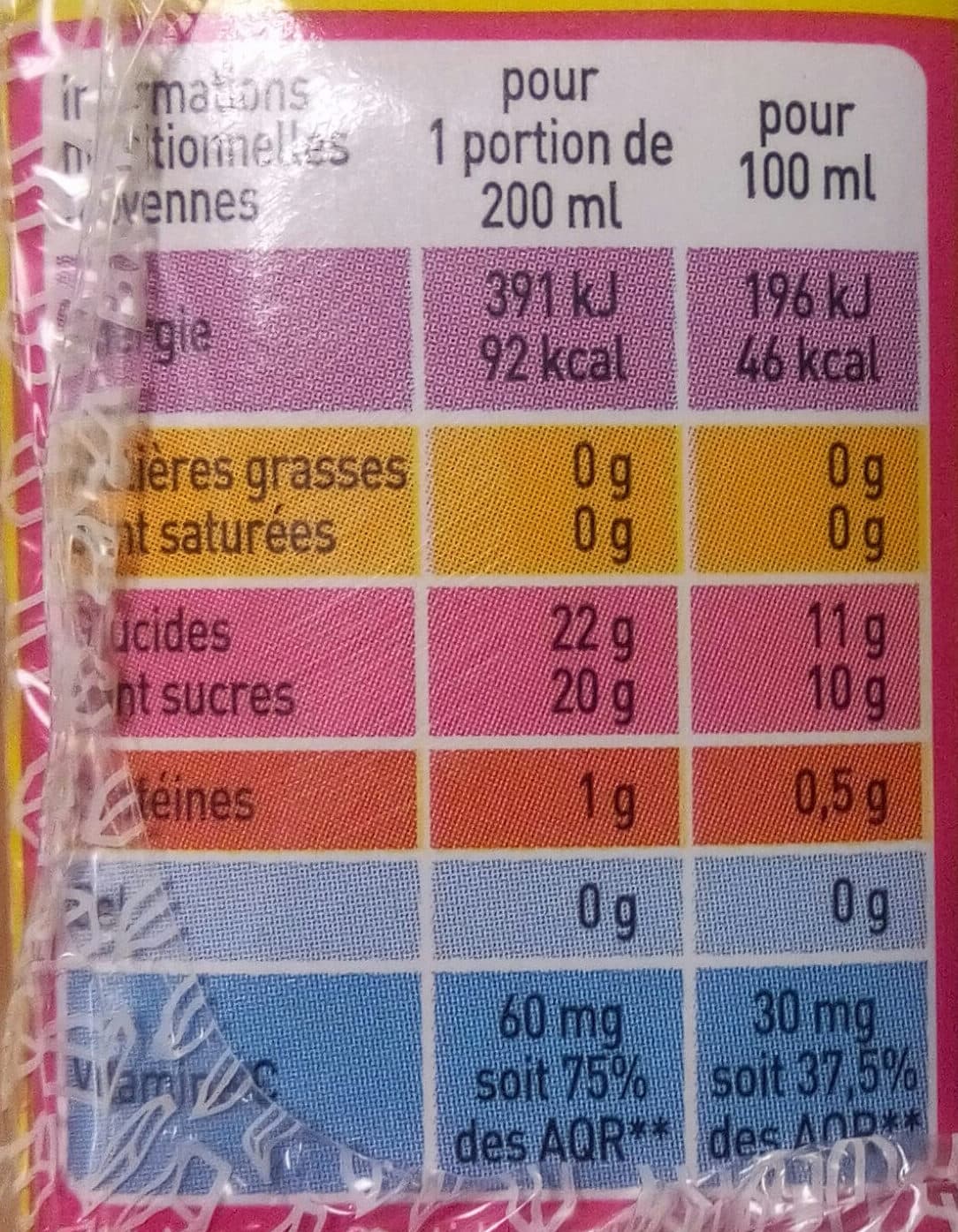 Monoprix 100% pur jus Orange packshot