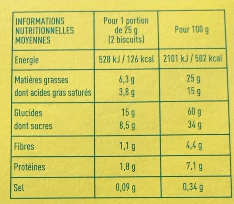 Monoprix Petit beurre 48 % de chocolat noir packshot