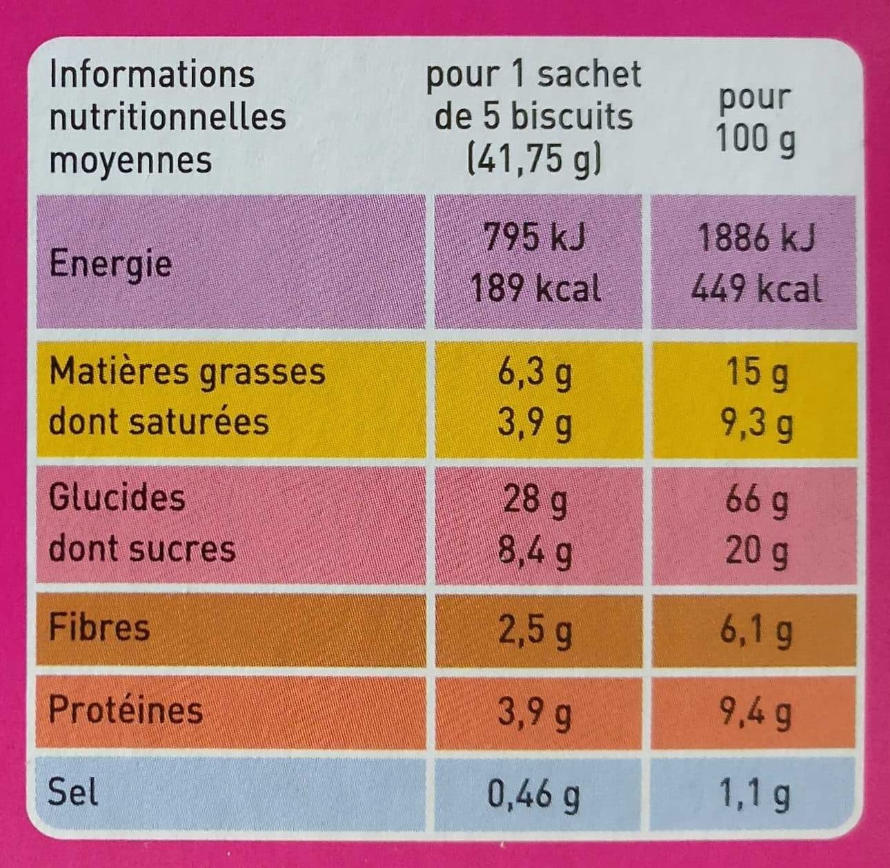 Monoprix Petit beurre 5 céréales packshot