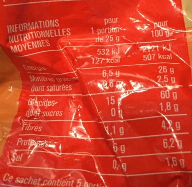 Monoprix Tortillas enroulées Goût Fromage packshot