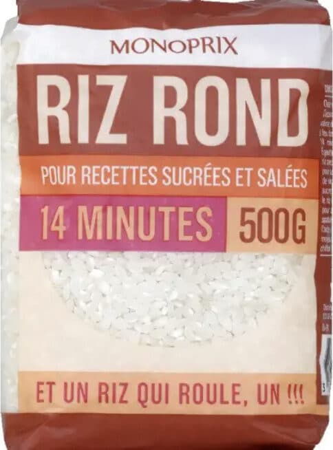 Monoprix Riz rond packshot