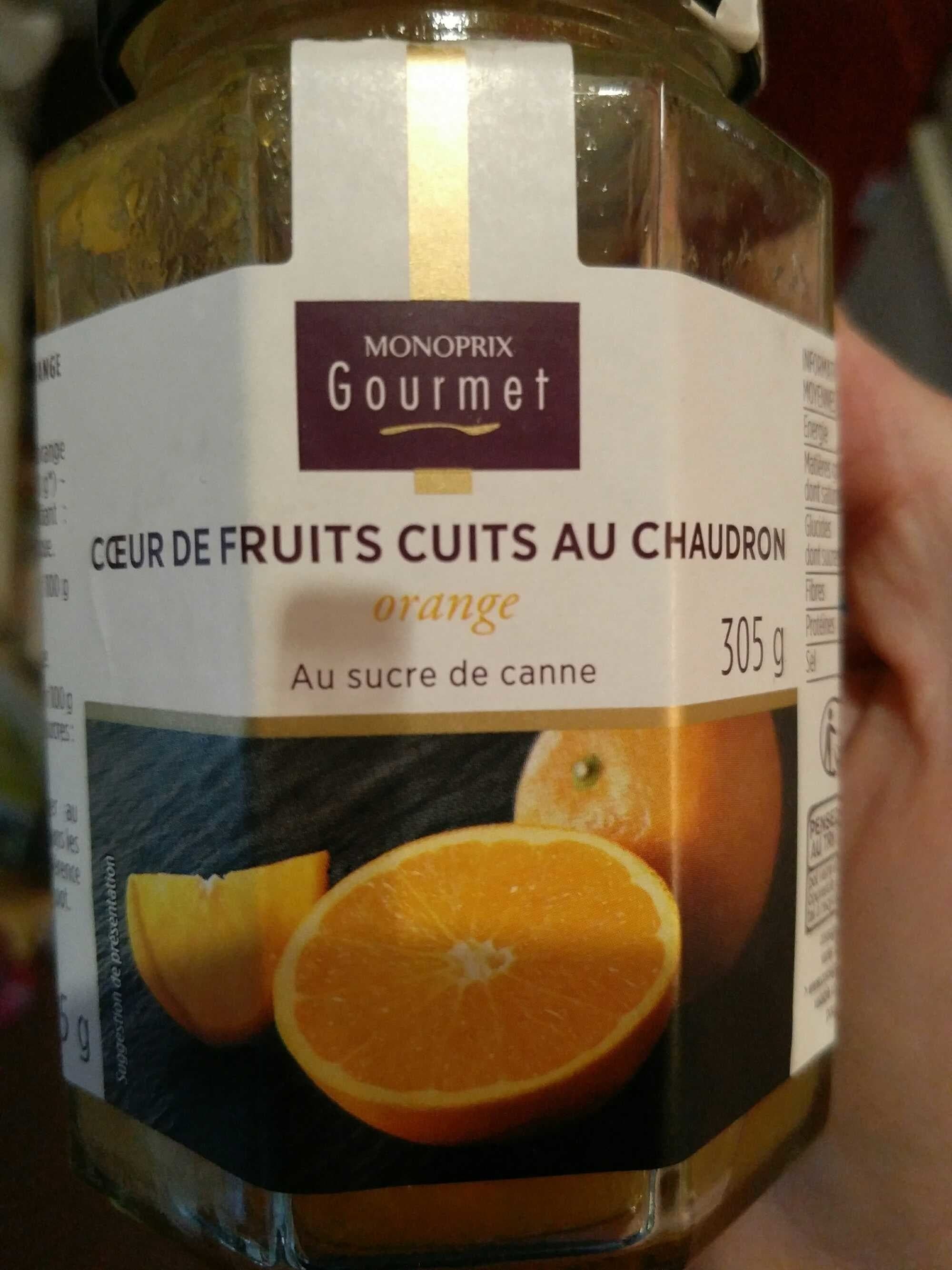 Monoprix Cœur de Fruits Cuits au Chaudron - Orange packshot