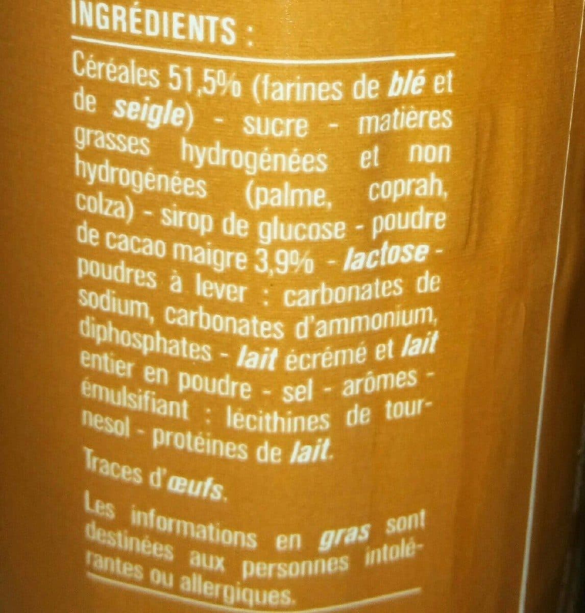 monoprix Goûters fourrés goût chocolat packshot