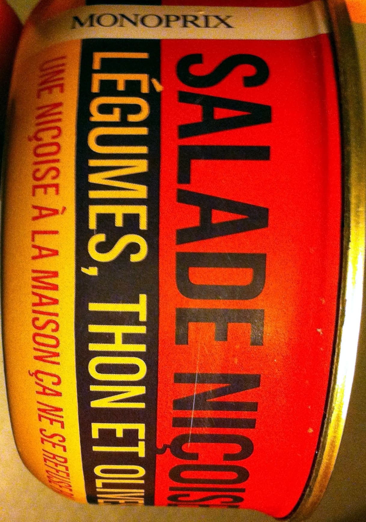 Monoprix Salade Niçoise (Légumes, Thon et Olives) packshot