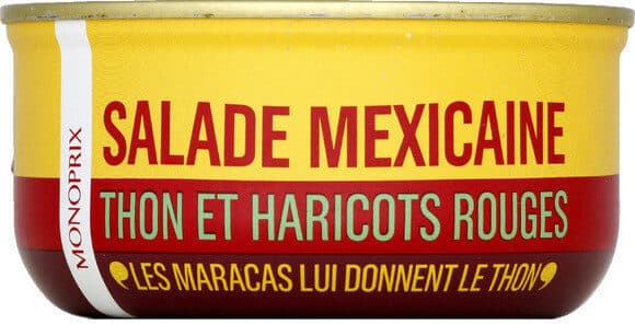 Monoprix Salade mexicaine au thon et haricots rouges packshot